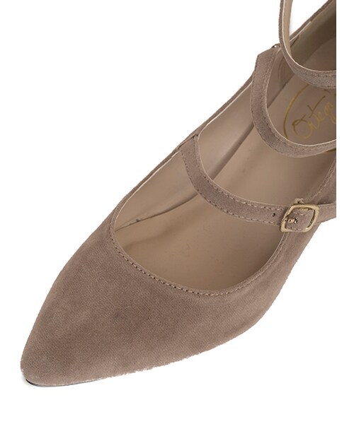 w closet（ダブルクローゼット）の「３本ベルトヒールパンプス（シューズ・レディース・レッド/ベージュ/ブラック・M/L）」の6枚目の写真