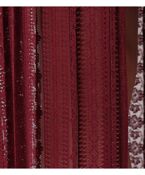 PAGEBOY（ページボーイ）の「コクーンスカート×レースプリーツ巻きスカートセット（スカート・レディース・オフホワイト/ブラック/ダークレッド）」の9枚目の写真