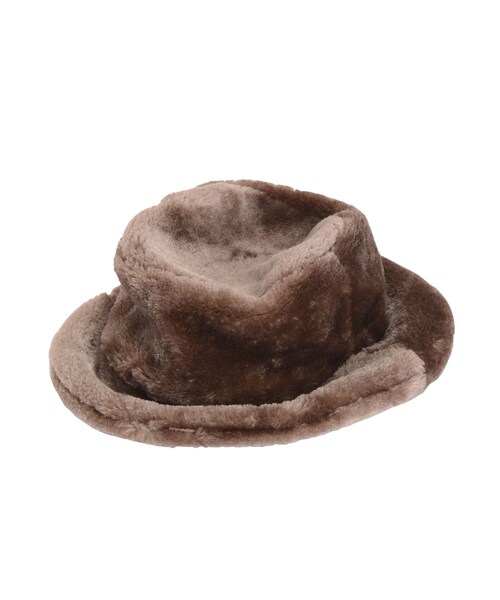 merry jenny（メリージェニー）の「Fur HAT（帽子・レディース・ブラック/ラベンダー/ブラウン・F）」の2枚目の写真
