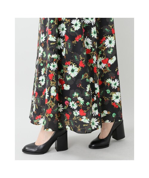 JOURNAL STANDARD（ジャーナルスタンダード）の「フラワープリントワンピース（ワンピース/ドレス・ブラック/グレーA・フリー）」の14枚目の写真