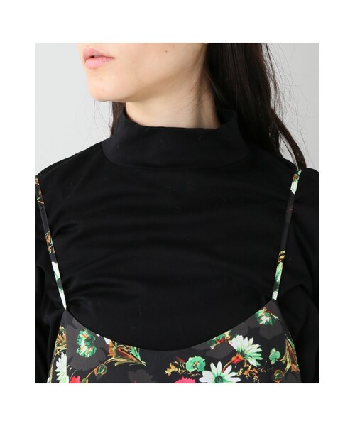 JOURNAL STANDARD（ジャーナルスタンダード）の「フラワープリントワンピース（ワンピース/ドレス・ブラック/グレーA・フリー）」の10枚目の写真