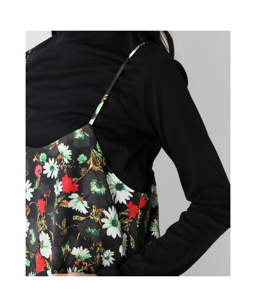 JOURNAL STANDARD（ジャーナルスタンダード）の「フラワープリントワンピース（ワンピース/ドレス・ブラック/グレーA・フリー）」の12枚目の写真