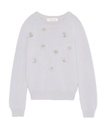 SNIDEL | ビジューファーライクプルオーバー(トップス)