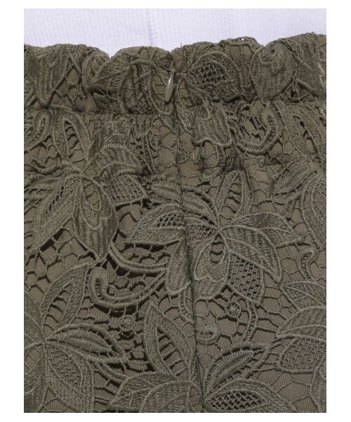 SNIDEL（スナイデル）の「タイトミドルレーススカート（ロングスカート・レディース・IVR/KKI/BLK・0/1）」の9枚目の写真