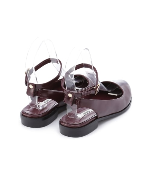 SNIDEL(スナイデル)の「3WAYフラットシューズ(フラットシューズ・レディース・BLK/WINE/MOC・S/M/L)」の5枚目の写真