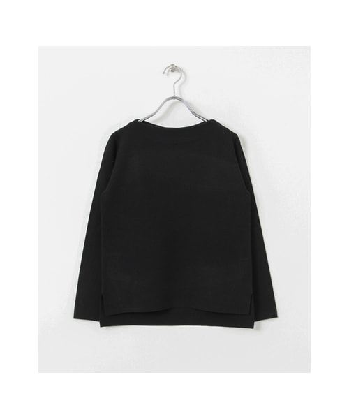 URBAN RESEARCH DOORS（アーバンリサーチドアーズ）の「ストレッチミラノリブボートプルオーバー（トップス・レディース・OFF/BLACK/BORDEAUX/GRAY・one）」の2枚目の写真