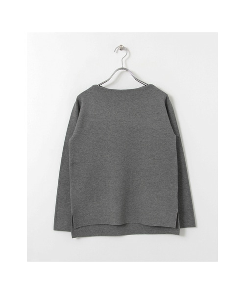 URBAN RESEARCH DOORS（アーバンリサーチドアーズ）の「ストレッチミラノリブボートプルオーバー（トップス・レディース・OFF/BLACK/BORDEAUX/GRAY・one）」の3枚目の写真