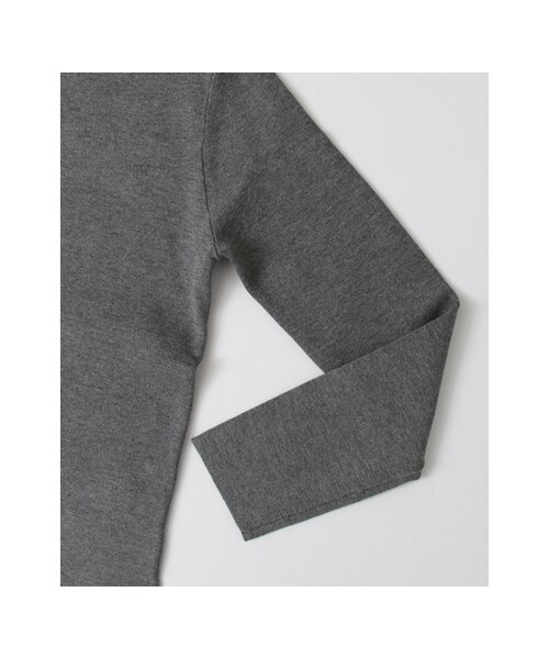 URBAN RESEARCH DOORS（アーバンリサーチドアーズ）の「ストレッチミラノリブボートプルオーバー（トップス・レディース・OFF/BLACK/BORDEAUX/GRAY・one）」の21枚目の写真