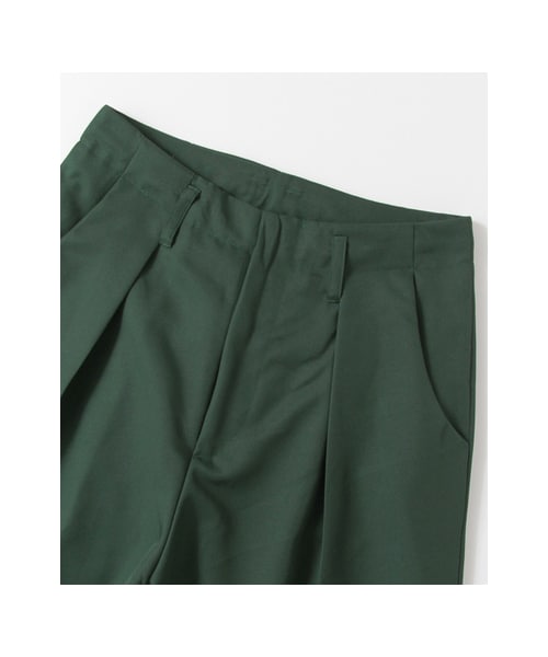 KBF（ケイビーエフ）の「ワイドバギーパンツ（パンツ・レディース・BEIGE/GREEN/BLACK・one）」の13枚目の写真