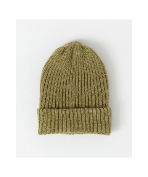 KBF（ケイビーエフ）の「モヘヤRIBビーニー（帽子・レディース・BLACK/PURPLE/L.GREEN/L.BLUE/L.GRAY・one）」の3枚目の写真