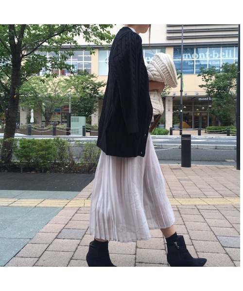 copine（コピン）の「ケーブル編みニットカーディガン（カーディガン/ボレロ・レディース・その他）」の4枚目の写真