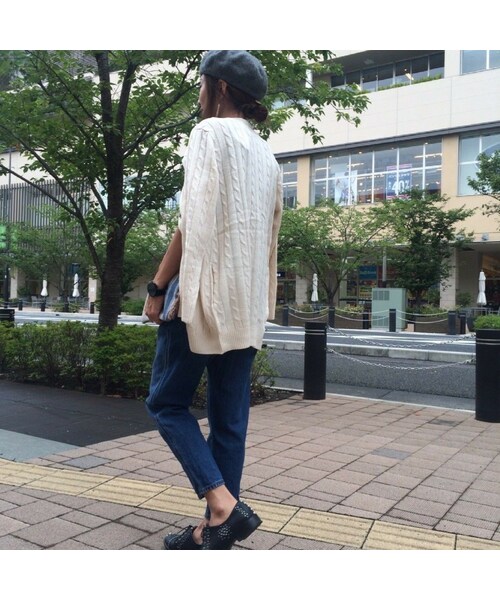 copine（コピン）の「ケーブル編みニットカーディガン（カーディガン/ボレロ・レディース・その他）」の9枚目の写真