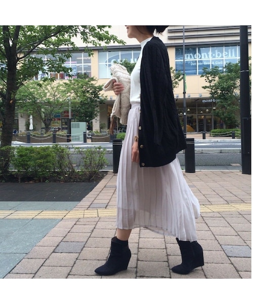 copine（コピン）の「ケーブル編みニットカーディガン（カーディガン/ボレロ・レディース・その他）」の3枚目の写真