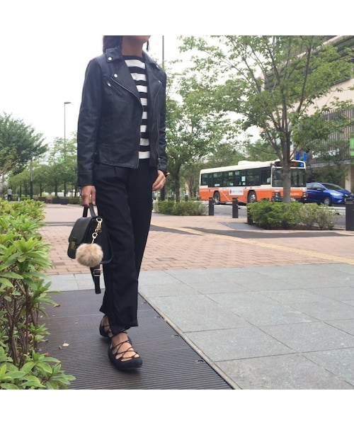 copine（コピン）の「再入荷!合皮ダブルライダースジャケット(2color）（ライダースジャケット・レディース・その他）」の15枚目の写真