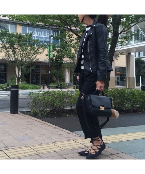 copine（コピン）の「再入荷!合皮ダブルライダースジャケット(2color）（ライダースジャケット・レディース・その他）」の13枚目の写真