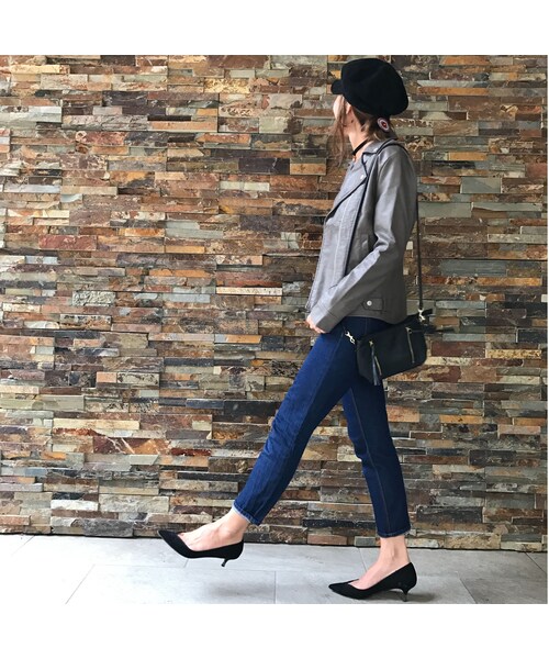 copine（コピン）の「再入荷!合皮ダブルライダースジャケット(2color）（ライダースジャケット・レディース・その他）」の9枚目の写真