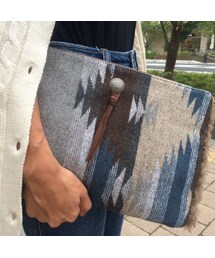 copine | オルテガ柄２ＷＡＹクラッチバッグ(クラッチバッグ)