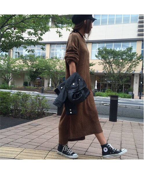 copine(コピン)の「☆再入荷☆シャギーロングBIGニットソーワンピース(ワンピース・レディース・その他)」の10枚目の写真