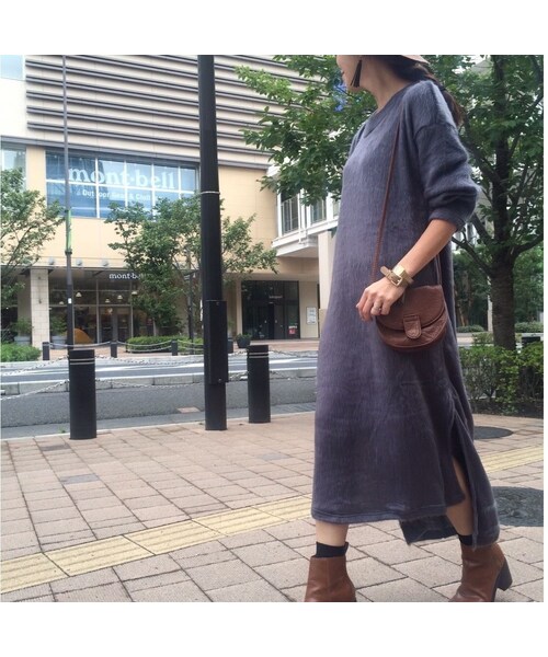 copine(コピン)の「☆再入荷☆シャギーロングBIGニットソーワンピース(ワンピース・レディース・その他)」の5枚目の写真