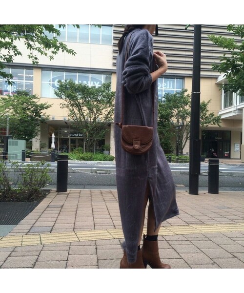 copine(コピン)の「☆再入荷☆シャギーロングBIGニットソーワンピース(ワンピース・レディース・その他)」の7枚目の写真