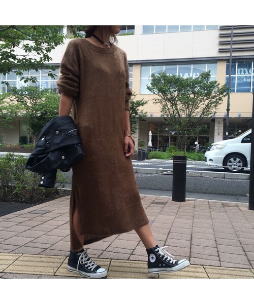 copine(コピン)の「☆再入荷☆シャギーロングBIGニットソーワンピース(ワンピース・レディース・その他)」の14枚目の写真