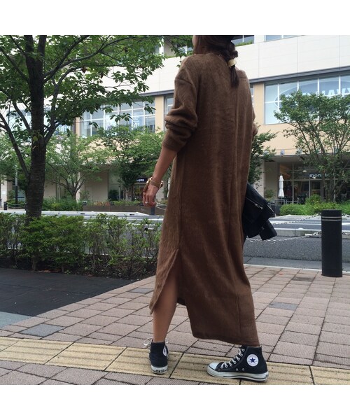 copine(コピン)の「☆再入荷☆シャギーロングBIGニットソーワンピース(ワンピース・レディース・その他)」の13枚目の写真