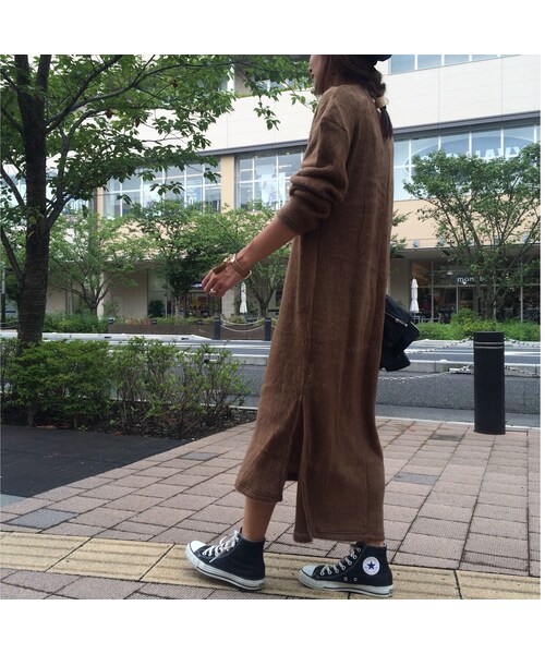 copine(コピン)の「☆再入荷☆シャギーロングBIGニットソーワンピース(ワンピース・レディース・その他)」の12枚目の写真