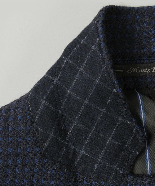 MEN'S BIGI(メンズビギ)の「【渡部篤郎さん着用 メンズクラブ12月号 掲載商品】チェスターコート/ワッフルクロス(チェスターコート・メンズ・ブラウン/ネイビー・SS/S/M/L)」の19枚目の写真