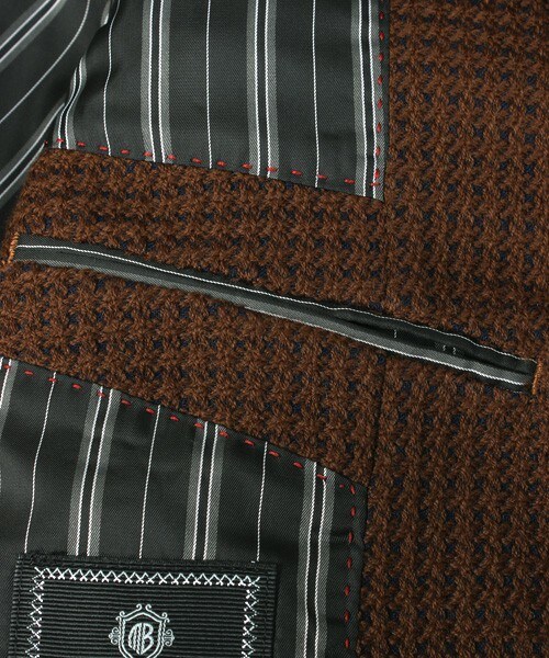 MEN'S BIGI(メンズビギ)の「【渡部篤郎さん着用 メンズクラブ12月号 掲載商品】チェスターコート/ワッフルクロス(チェスターコート・メンズ・ブラウン/ネイビー・SS/S/M/L)」の18枚目の写真