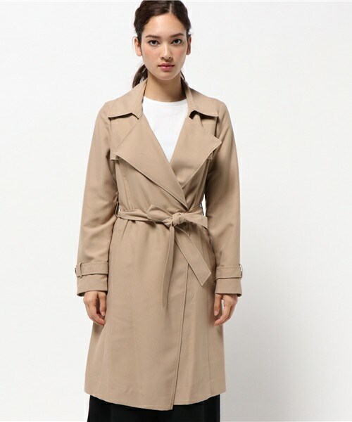 actuel（アクチュエル）の「リヨセルタッチテロンチコート（トレンチコート・レディース・カーキ/キャメル・FREE）」の7枚目の写真