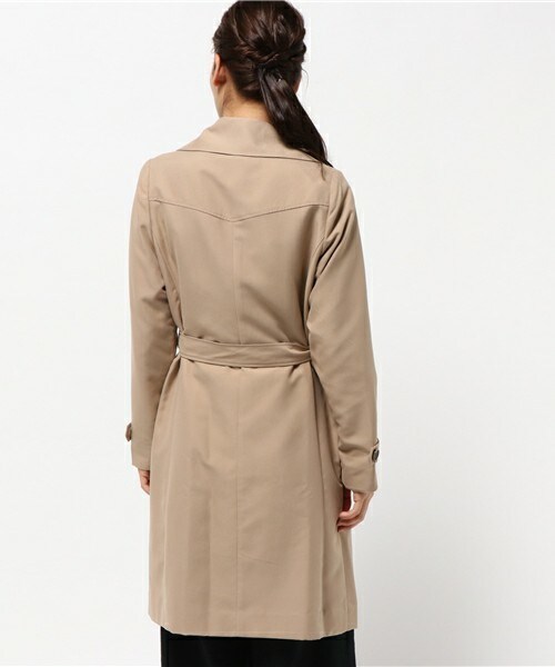 actuel（アクチュエル）の「リヨセルタッチテロンチコート（トレンチコート・レディース・カーキ/キャメル・FREE）」の9枚目の写真