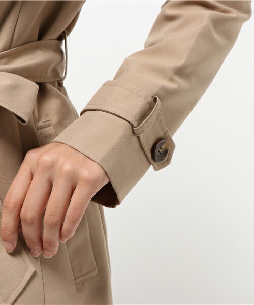 actuel（アクチュエル）の「リヨセルタッチテロンチコート（トレンチコート・レディース・カーキ/キャメル・FREE）」の11枚目の写真