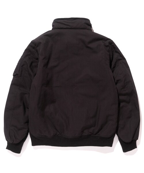 HAMNETT（ハムネット）の「【HAMNETT×LUKER】 MA-1 / CN-JKT（ジャケット/アウター・メンズ・ブラック/ホワイト・S/M/L）」の3枚目の写真