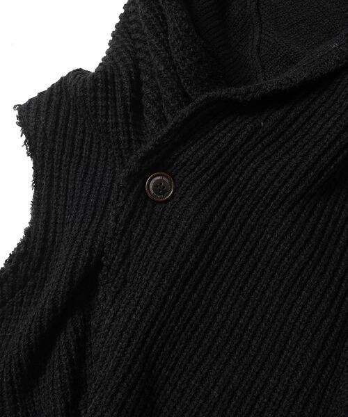 VIRGOwearworks（ヴァルゴウェアワークス）の「HONEYCOMB KNIT VEST ニットベスト（トップス・メンズ・BEIGE/BLACK・2/3/4）」の12枚目の写真