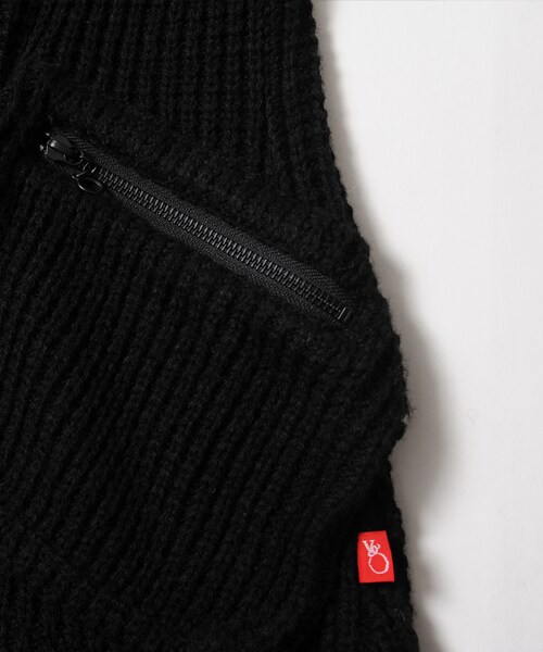 VIRGOwearworks（ヴァルゴウェアワークス）の「HONEYCOMB KNIT VEST ニットベスト（トップス・メンズ・BEIGE/BLACK・2/3/4）」の13枚目の写真