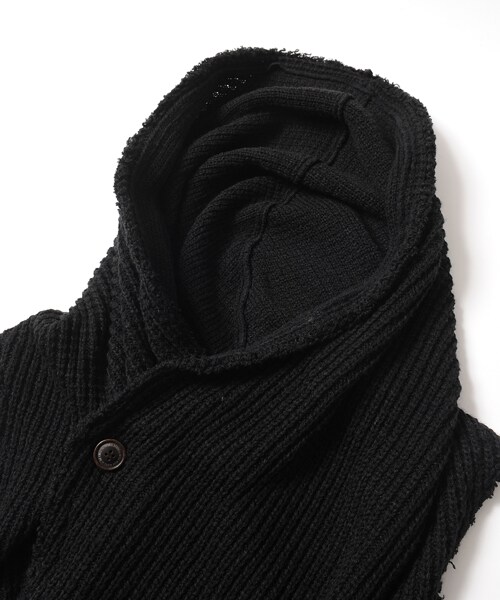 VIRGOwearworks（ヴァルゴウェアワークス）の「HONEYCOMB KNIT VEST ニットベスト（トップス・メンズ・BEIGE/BLACK・2/3/4）」の11枚目の写真