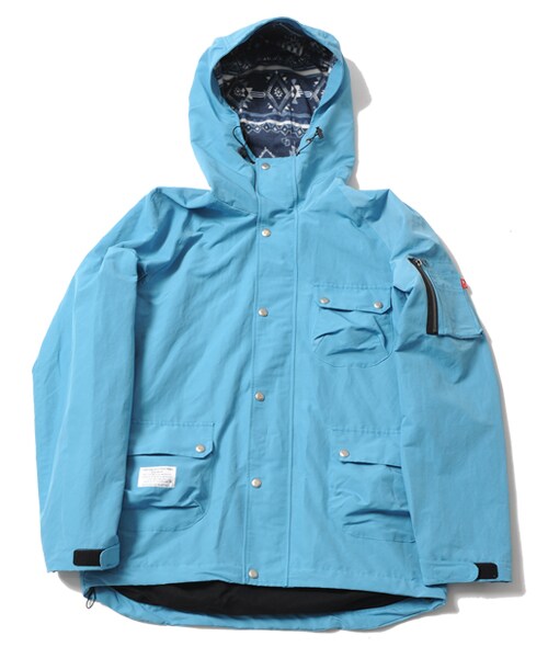 VIRGOwearworks（ヴァルゴウェアワークス）の「CLASSIC NYLON MOUNTAIN PARKA マウンテンパーカー（ジャケット/アウター・メンズ・RED/SAX/BLACK・2/3/4）」の9枚目の写真