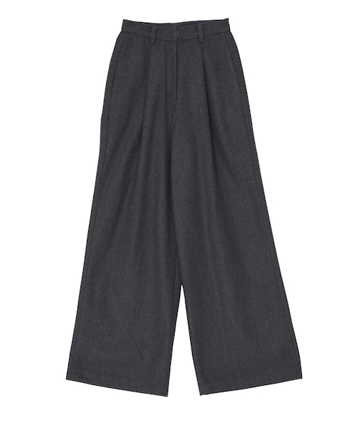 EMODA（エモダ）の「CHECK VOLUMEワイドパンツ（パンツ・レディース・グレー/ブラック/ベージュ/ライトミックス/ミックス・S/M）」の2枚目の写真