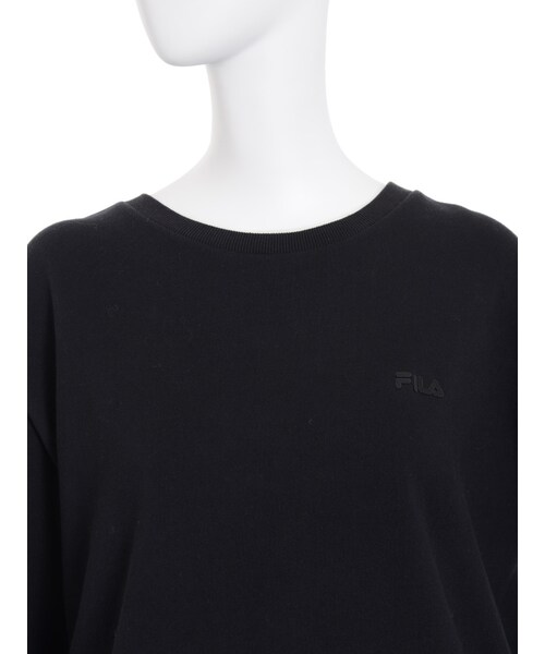 EMODA（エモダ）の「EMODA×FILA LINE ON LOOSE TRAINER（トップス・レディース・ホワイト/ブラック・F）」の7枚目の写真