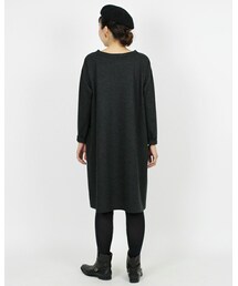 45R ジャージフラノの馬比古ワンピース チェック 45R ジャージフラノの馬比古ワンピース チェック 45R｜ジャージ