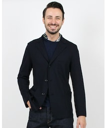 美品 45R ジャージフラノ ジャケット　サイズ3 大阪府 ショップ 45R☆ジャージフラノのジャケット サイズ3 【公式通販】