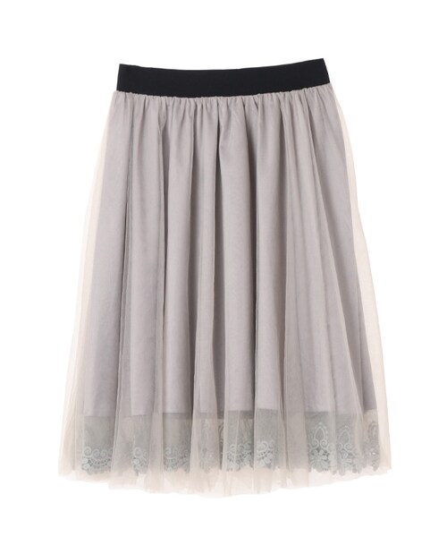 31 Sons de mode（トランテアン　ソン　ドゥ　モード）の「≪新作≫オープンショルダーニット×チュールスカートセット（ワンピース/ドレス・レディース・サックスブルー/ピンク/ブラック・36/38）」の5枚目の写真