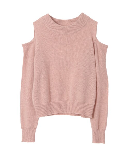 31 Sons de mode（トランテアン　ソン　ドゥ　モード）の「≪新作≫オープンショルダーニット×チュールスカートセット（ワンピース/ドレス・レディース・サックスブルー/ピンク/ブラック・36/38）」の6枚目の写真