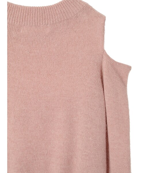 31 Sons de mode（トランテアン　ソン　ドゥ　モード）の「≪新作≫オープンショルダーニット×チュールスカートセット（ワンピース/ドレス・レディース・サックスブルー/ピンク/ブラック・36/38）」の13枚目の写真