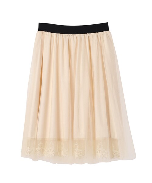 31 Sons de mode（トランテアン　ソン　ドゥ　モード）の「≪新作≫オープンショルダーニット×チュールスカートセット（ワンピース/ドレス・レディース・サックスブルー/ピンク/ブラック・36/38）」の9枚目の写真