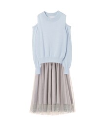 31 Sons de mode | ≪新作≫オープンショルダーニット×チュールスカートセット(ワンピース/ドレス)