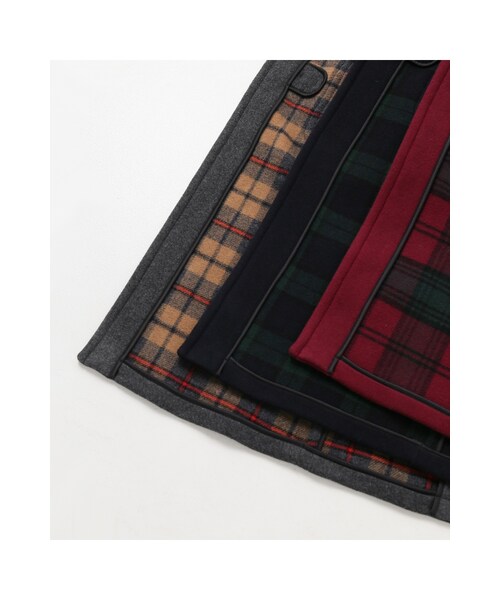 JOURNAL STANDARD（ジャーナルスタンダード）の「《予約》 別注EX-long ダッフル◆（ジャケット/アウター・グレー/ネイビー/ピンク B・36/38）」の20枚目の写真