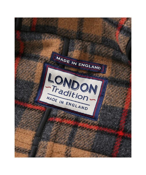 JOURNAL STANDARD（ジャーナルスタンダード）の「《予約》 別注EX-long ダッフル◆（ジャケット/アウター・グレー/ネイビー/ピンク B・36/38）」の19枚目の写真