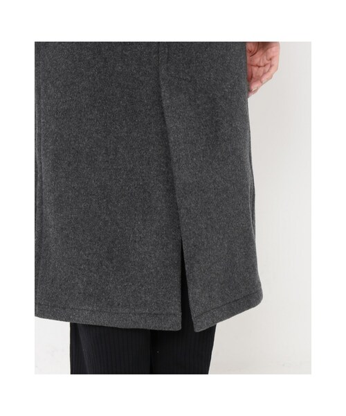 JOURNAL STANDARD（ジャーナルスタンダード）の「《予約》 別注EX-long ダッフル◆（ジャケット/アウター・グレー/ネイビー/ピンク B・36/38）」の17枚目の写真