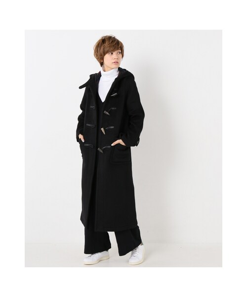 JOURNAL STANDARD（ジャーナルスタンダード）の「《予約》別注カシミアEX-ロングダッフル◆（ジャケット/アウター・ブラック/ナチュラル/ネイビー・36/38）」の13枚目の写真